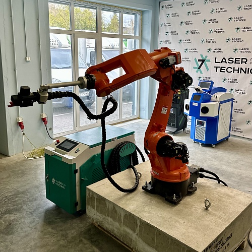 Автоматизированный комплекс лазерной очистки, сварки и резки ROBOT Raycus 2000W - фото 2