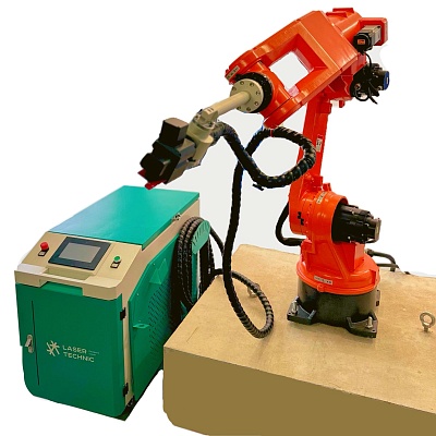 Автоматизированный комплекс лазерной очистки, сварки и резки ROBOT Raycus 2000W