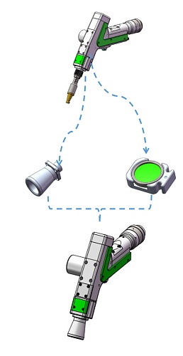 Ручная лазерная сварка LCM Pro Raycus 2000W RelFar 4в1 - фото 8